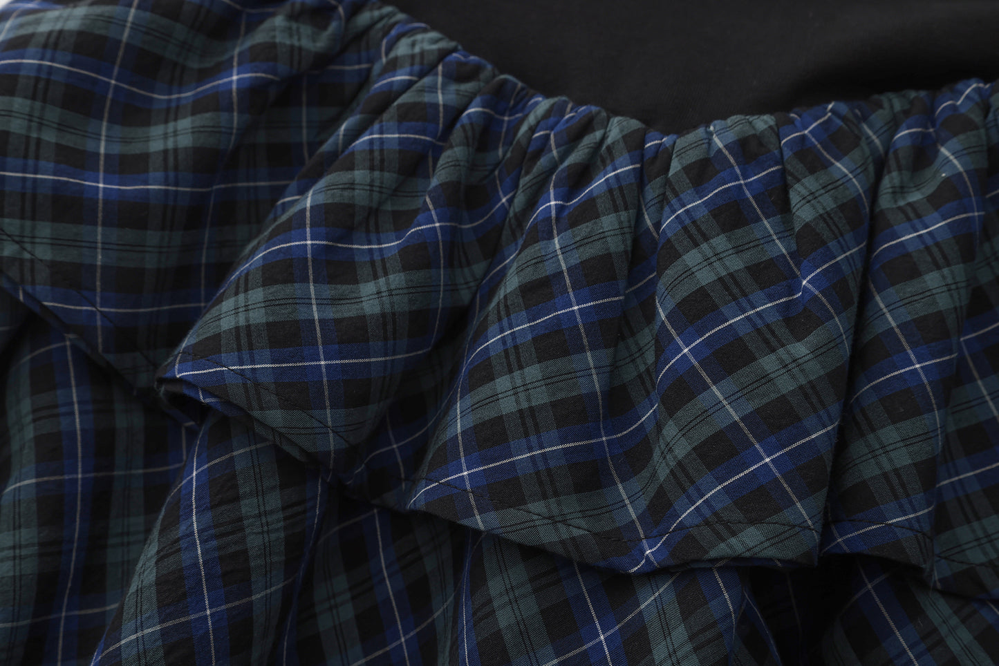 Sleeveless Plaid Peplum Dress