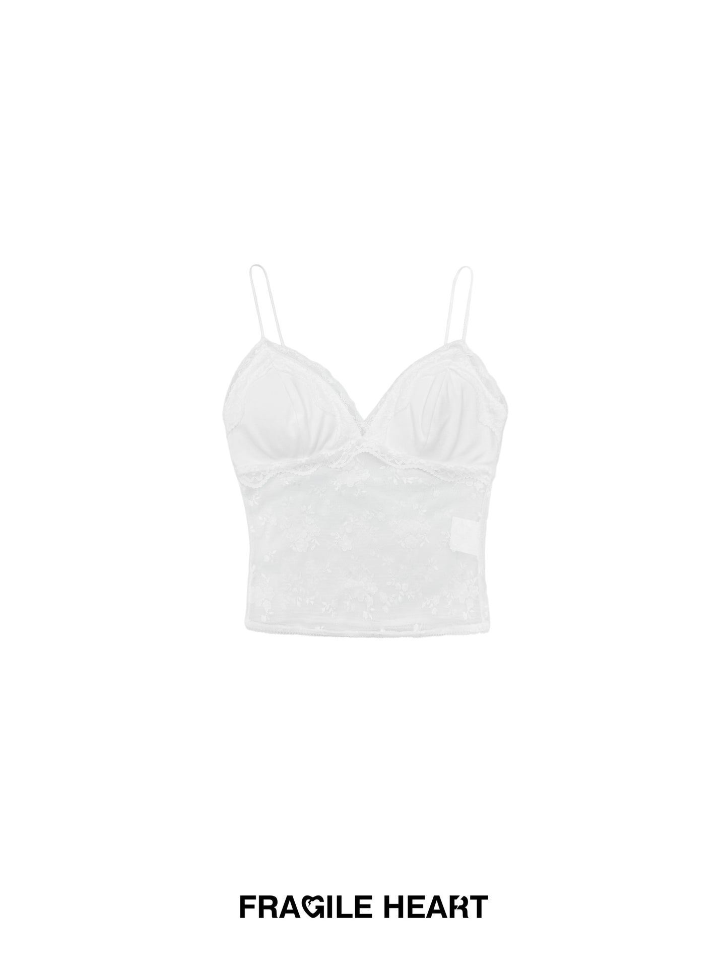 Sheer Lace Bra Top & Sun-Protection Cardigan