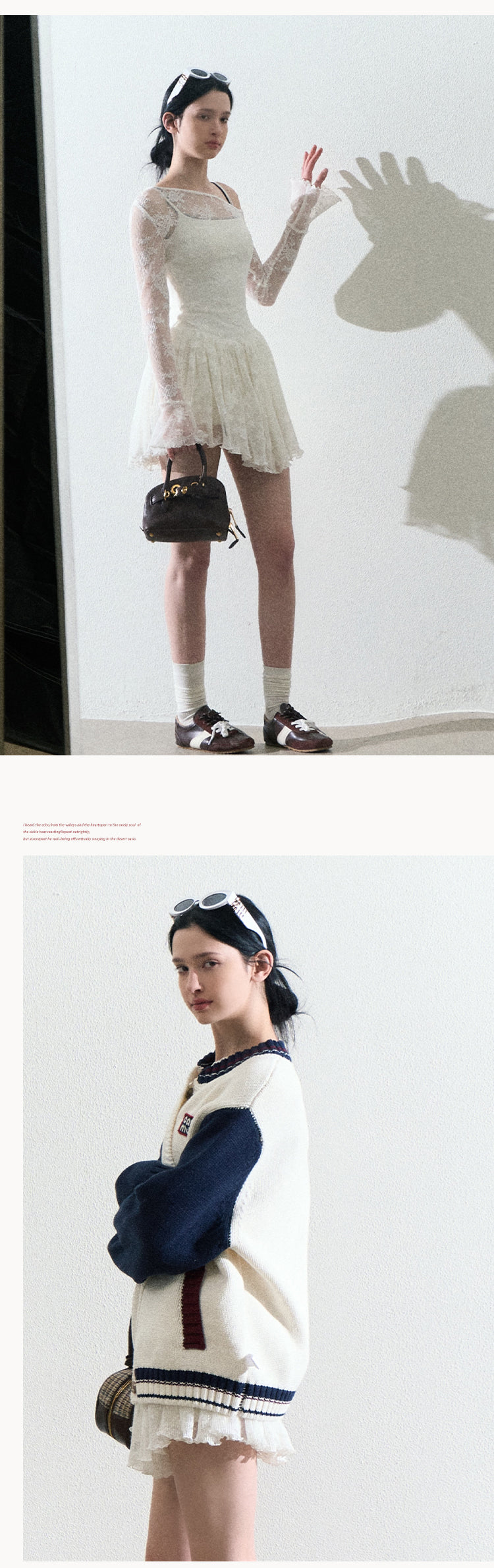 One Shoulder Sheer Lace Dress And Under Dress Set