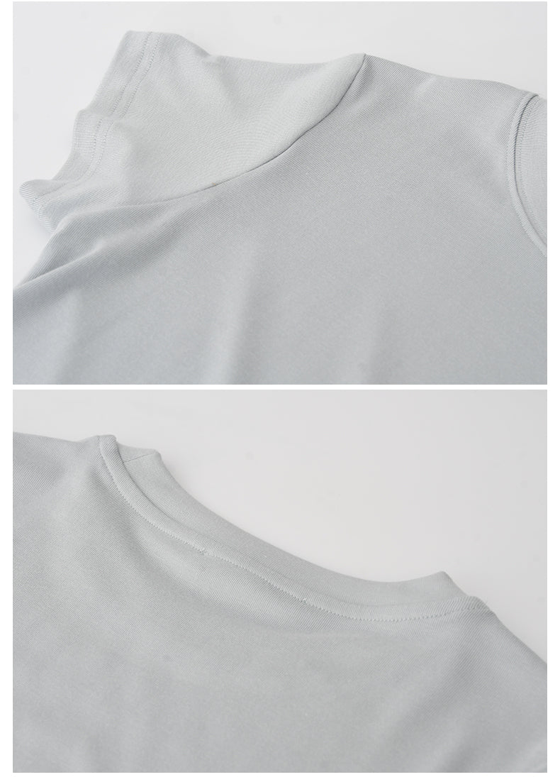 T-Shirt And Ruched Hem Overlay Set