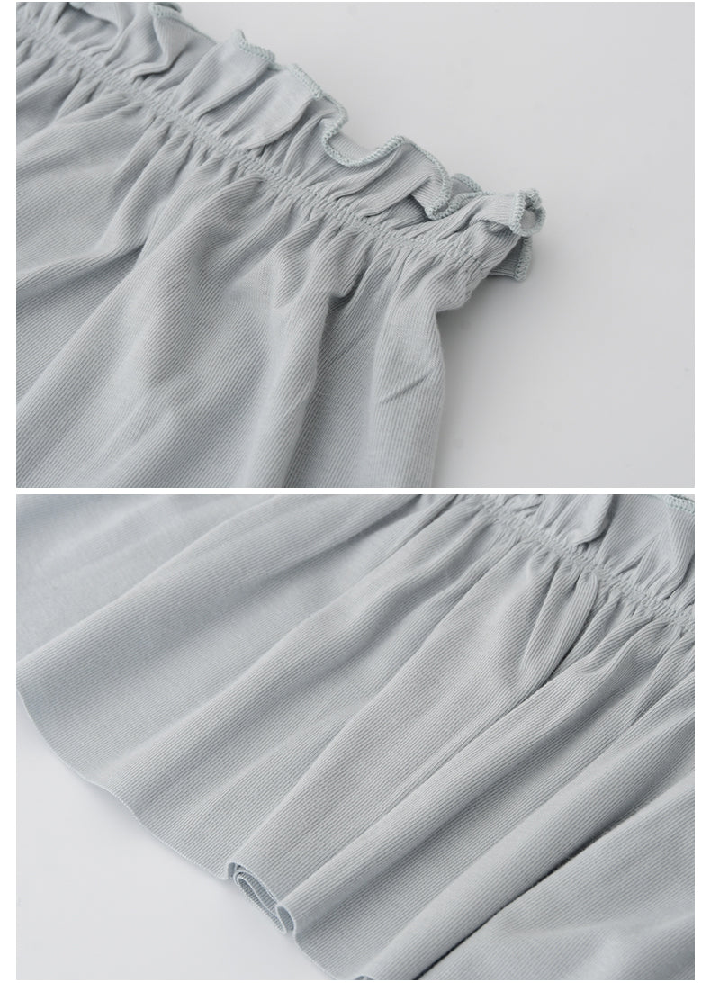T-Shirt And Ruched Hem Overlay Set