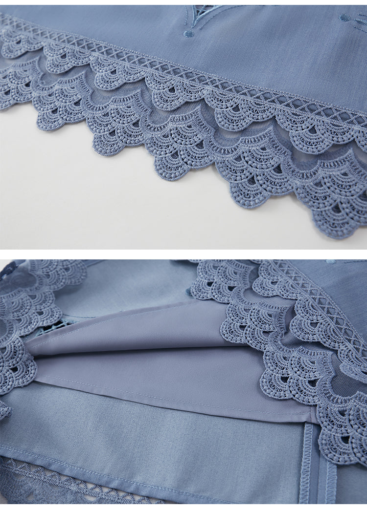 Diamond Embroidered Sleeveless Dress