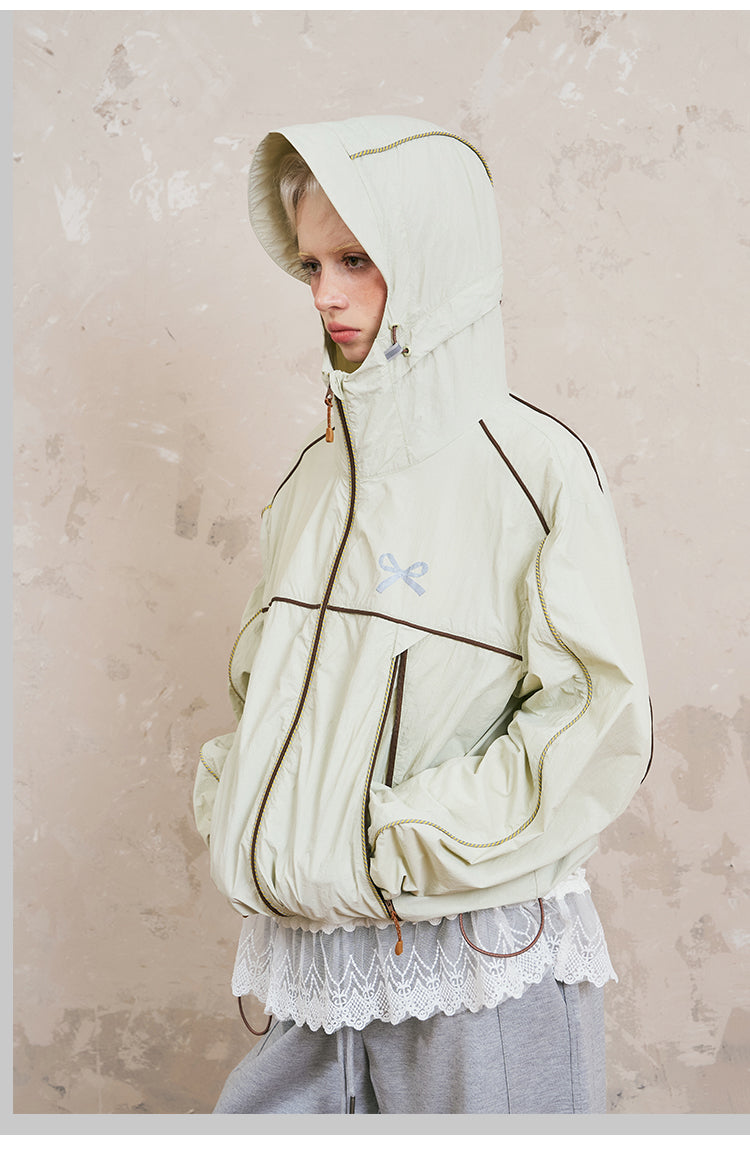 Lightweight Hooded Jacket With UV Protection