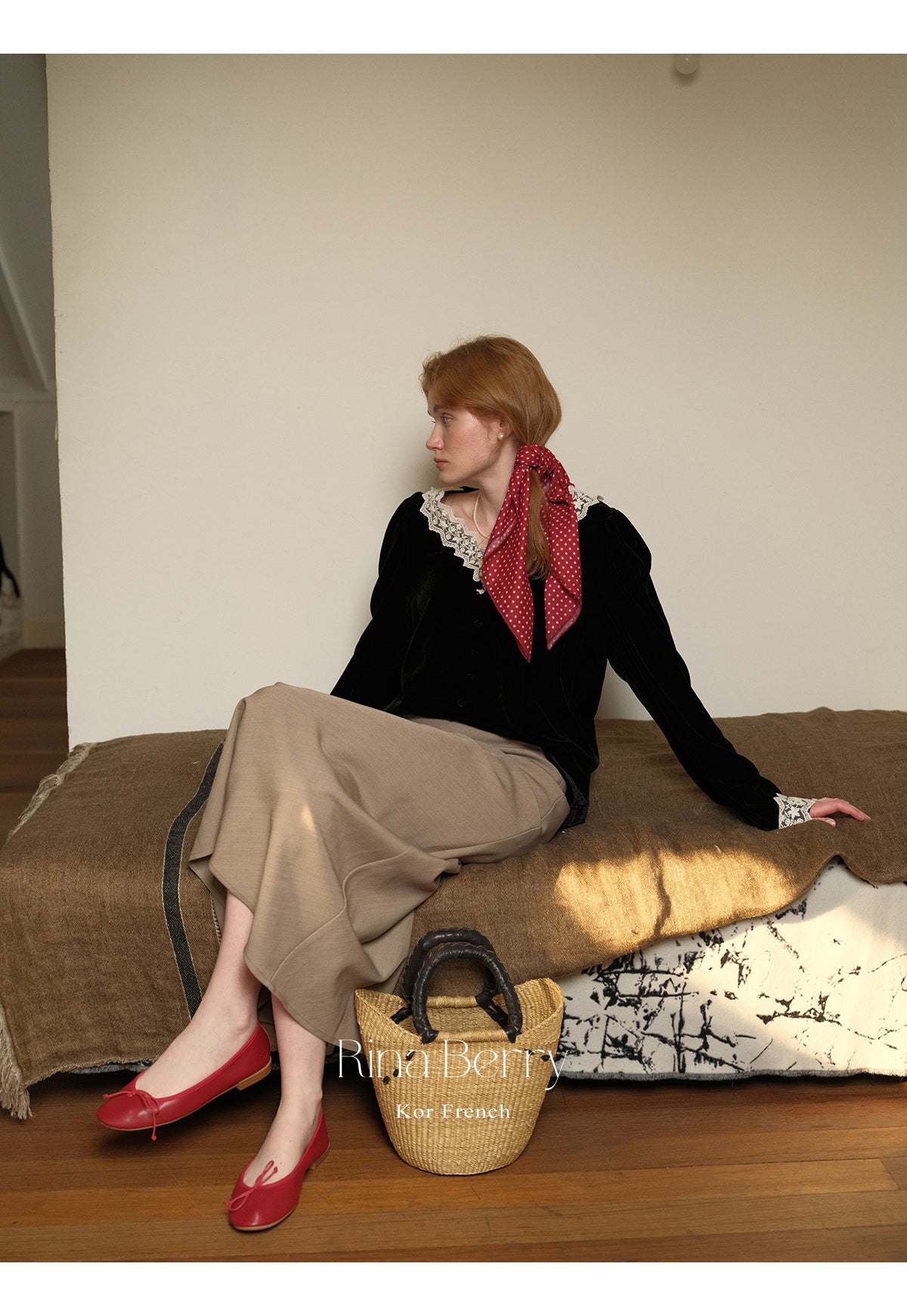 Flowy Skirt With High-Rise Elastic Waist