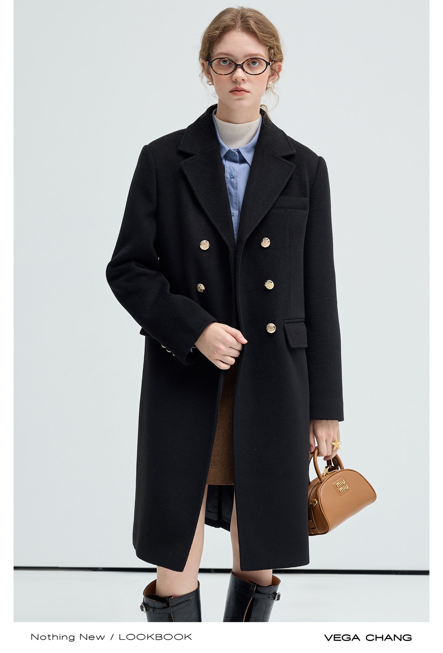 Timeless Double-Breasted Pea Coat In Two Lengths