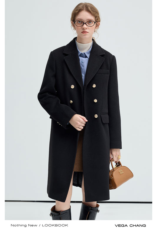 Timeless Double-Breasted Pea Coat In Two Lengths