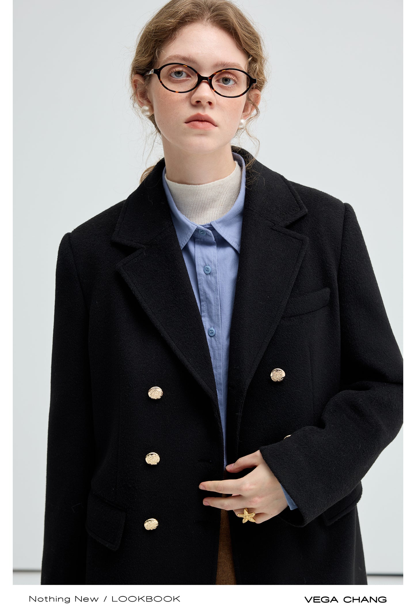 Timeless Double-Breasted Pea Coat In Two Lengths