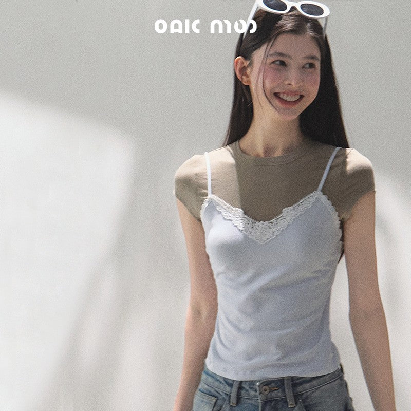 Camisole Layered T-Shirt