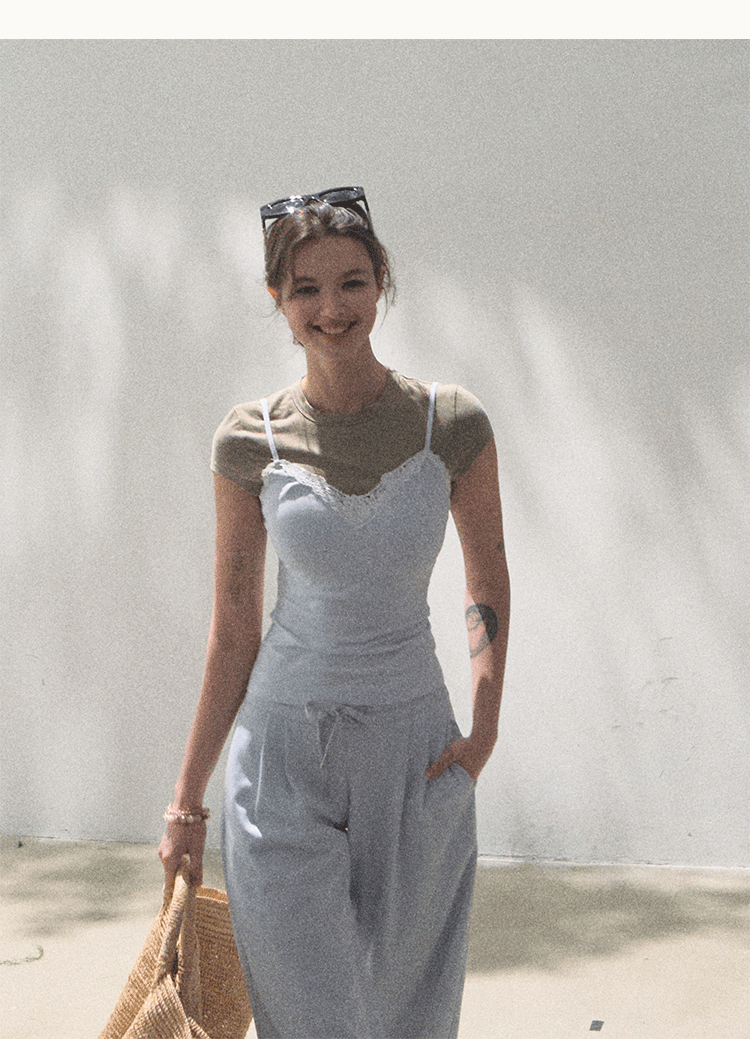 Camisole Layered T-Shirt