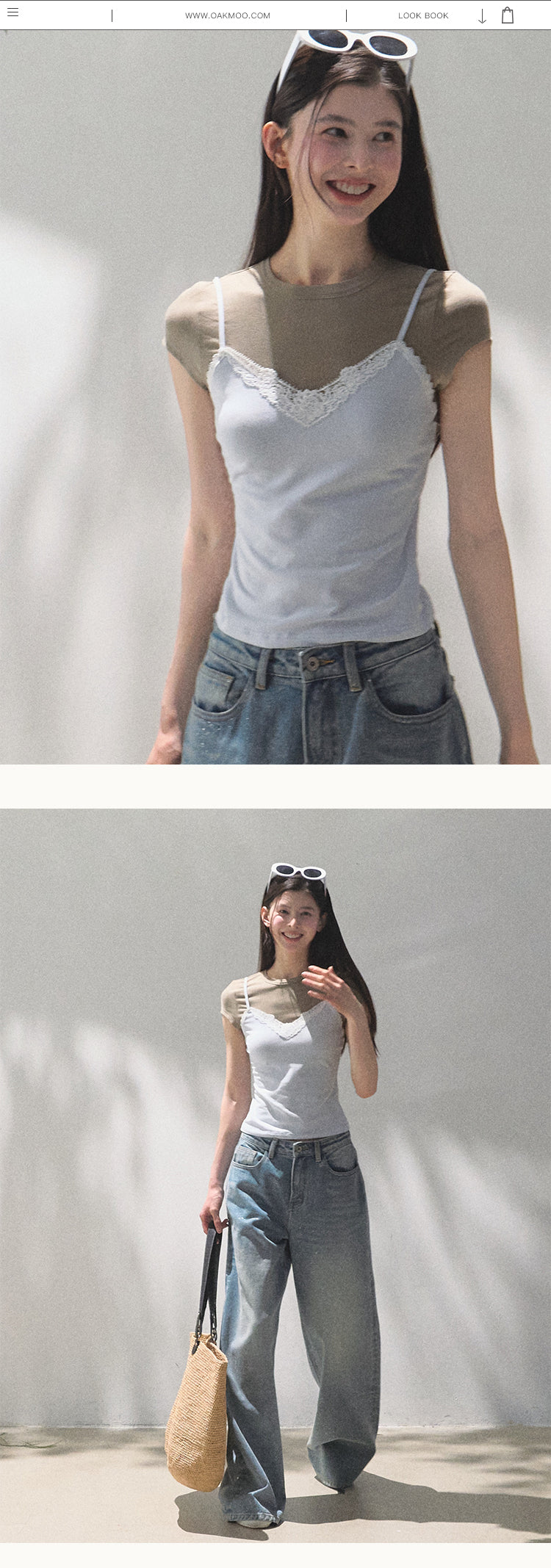 Camisole Layered T-Shirt