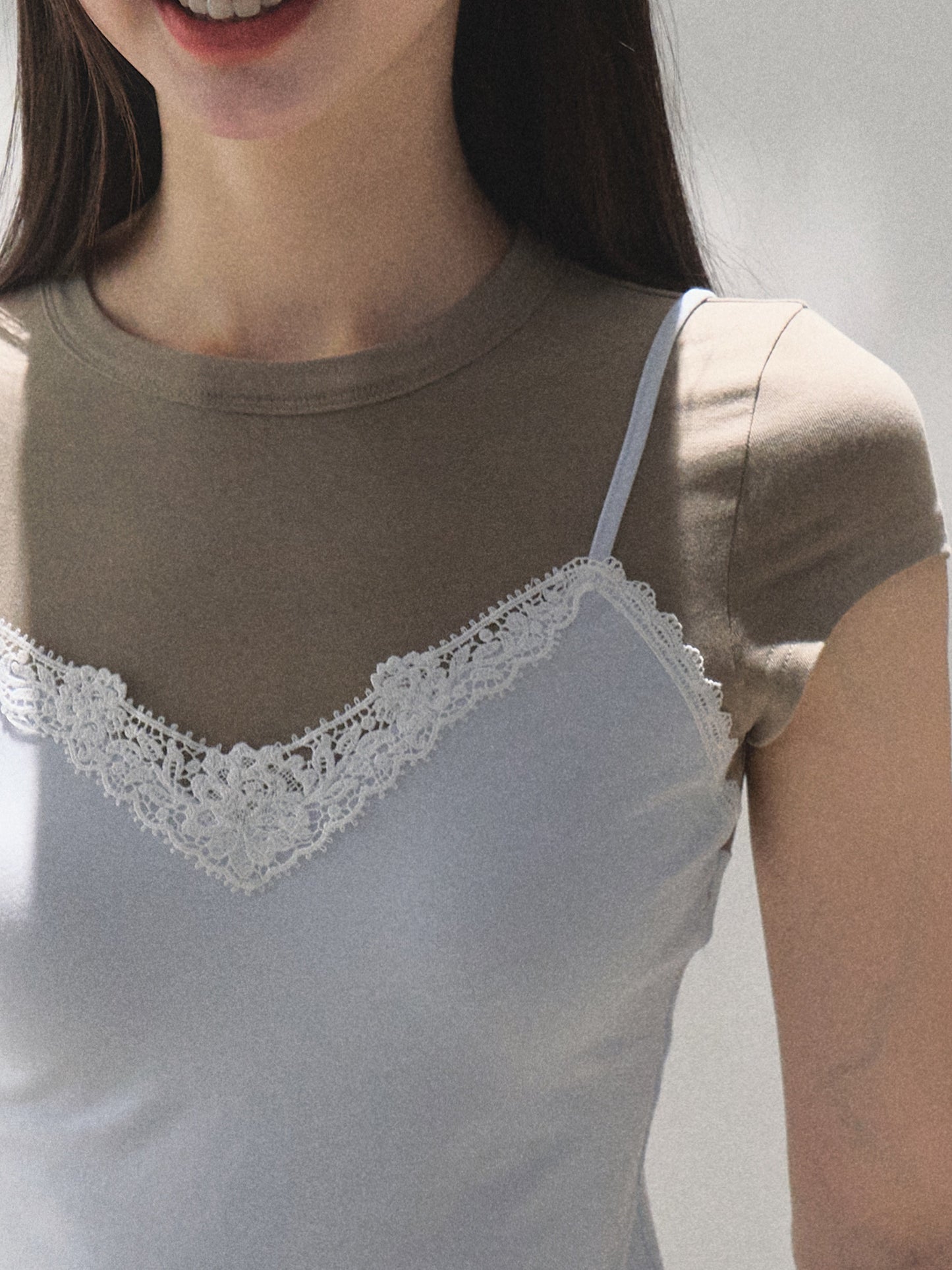 Camisole Layered T-Shirt