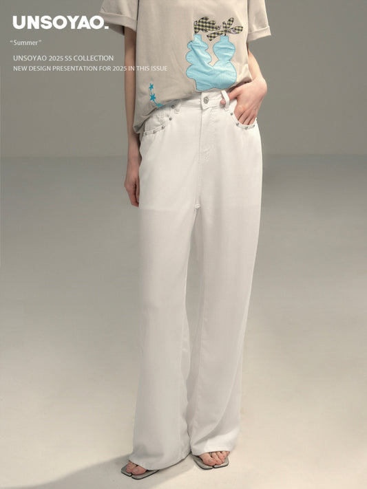 Studded Breathable Cotton Pants