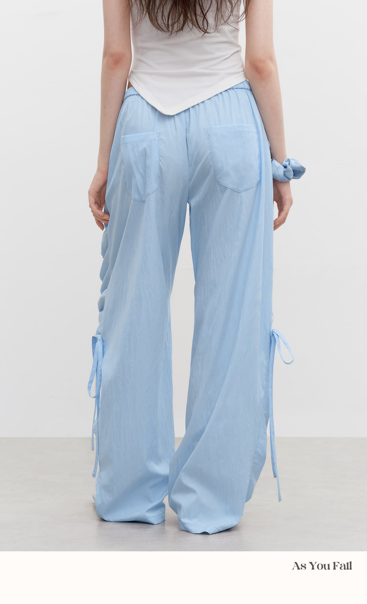 Cargo Trousers With Side Ruching