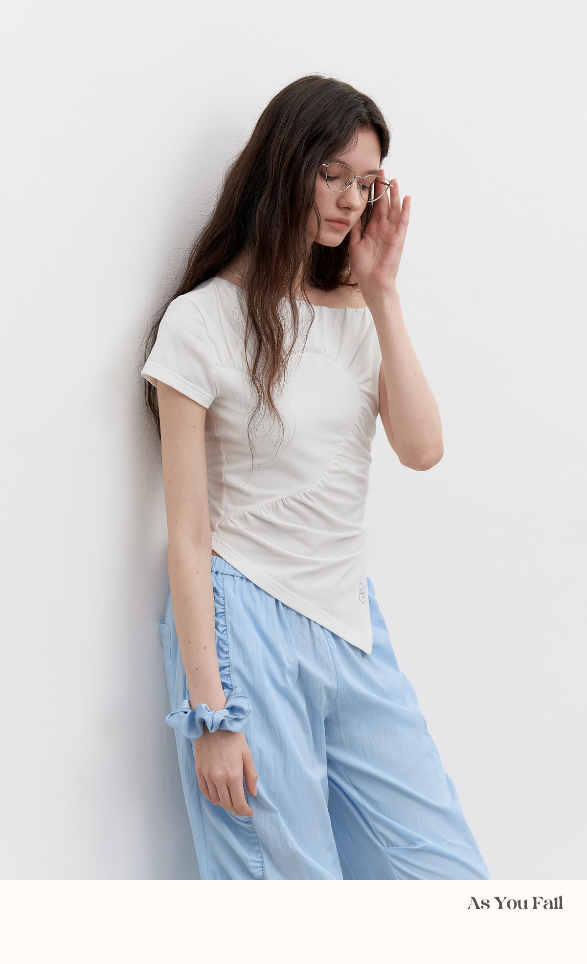 Cargo Trousers With Side Ruching