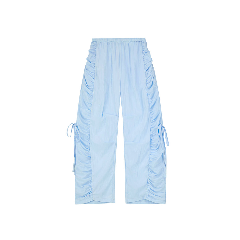 Cargo Trousers With Side Ruching