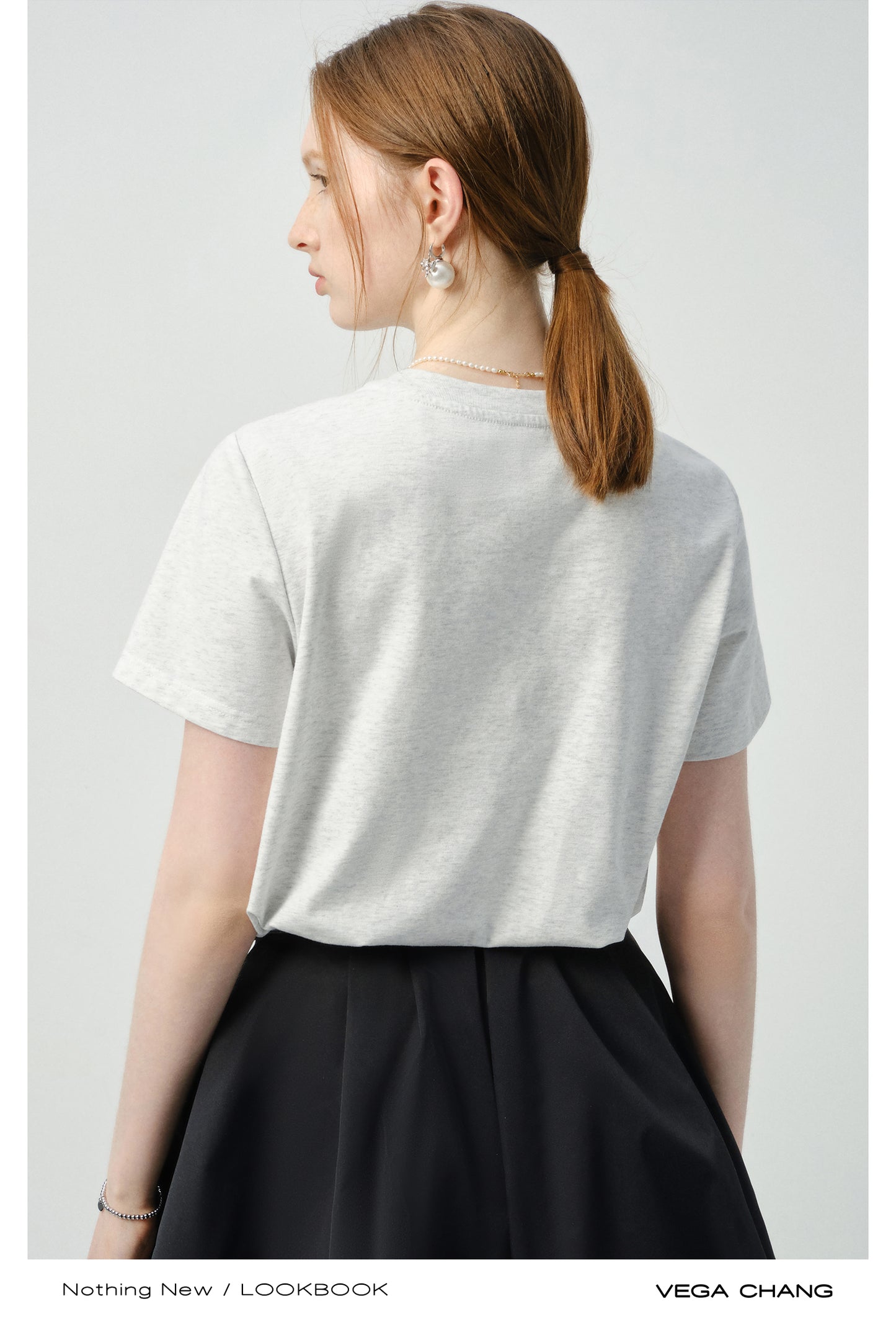 Gingham Letter Patch T-Shirt