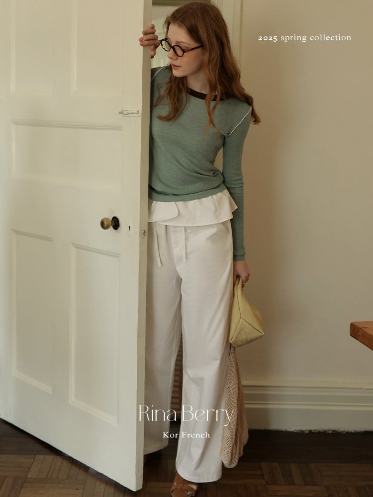 Pure Cotton Wide-Leg Pants