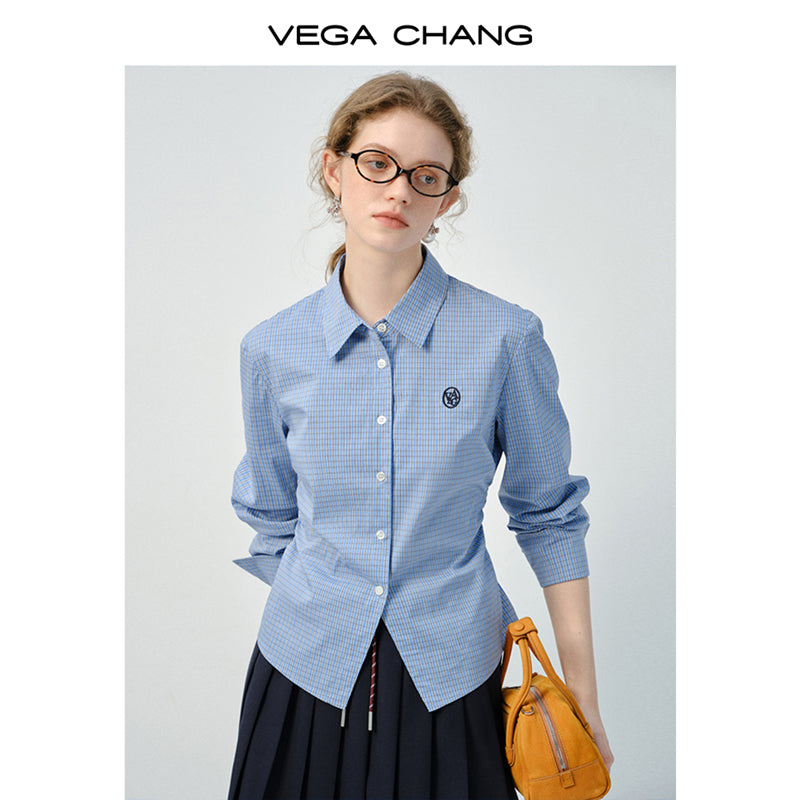 Slim Fit Embroidered Button-Up Shirt