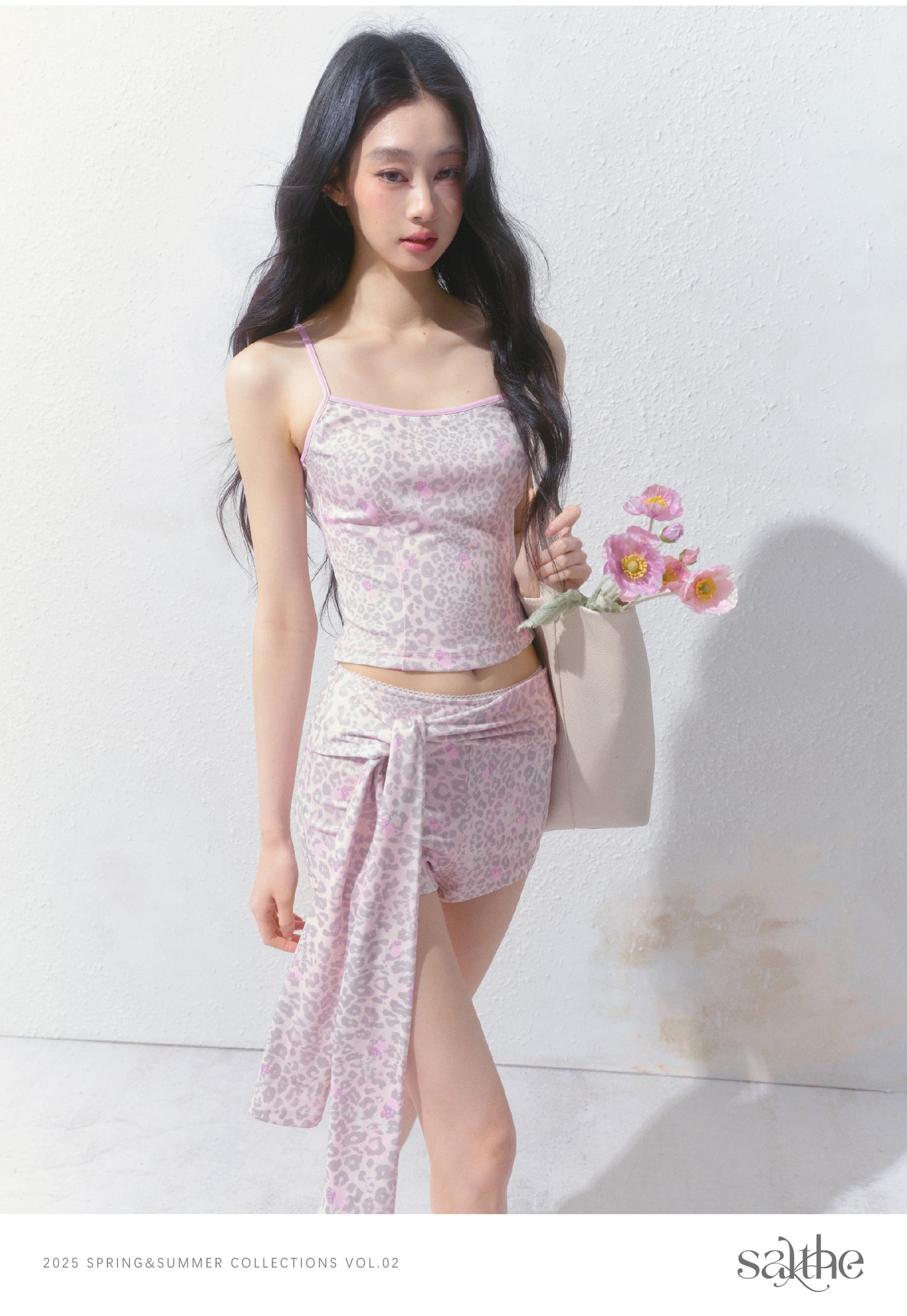 Leopard Cami Top & Tie Shorts