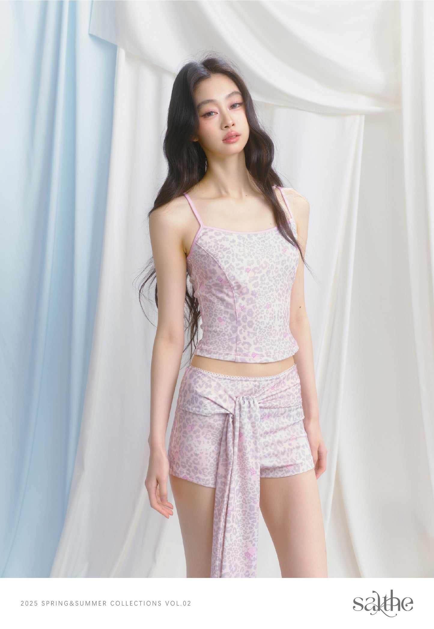 Leopard Cami Top & Tie Shorts