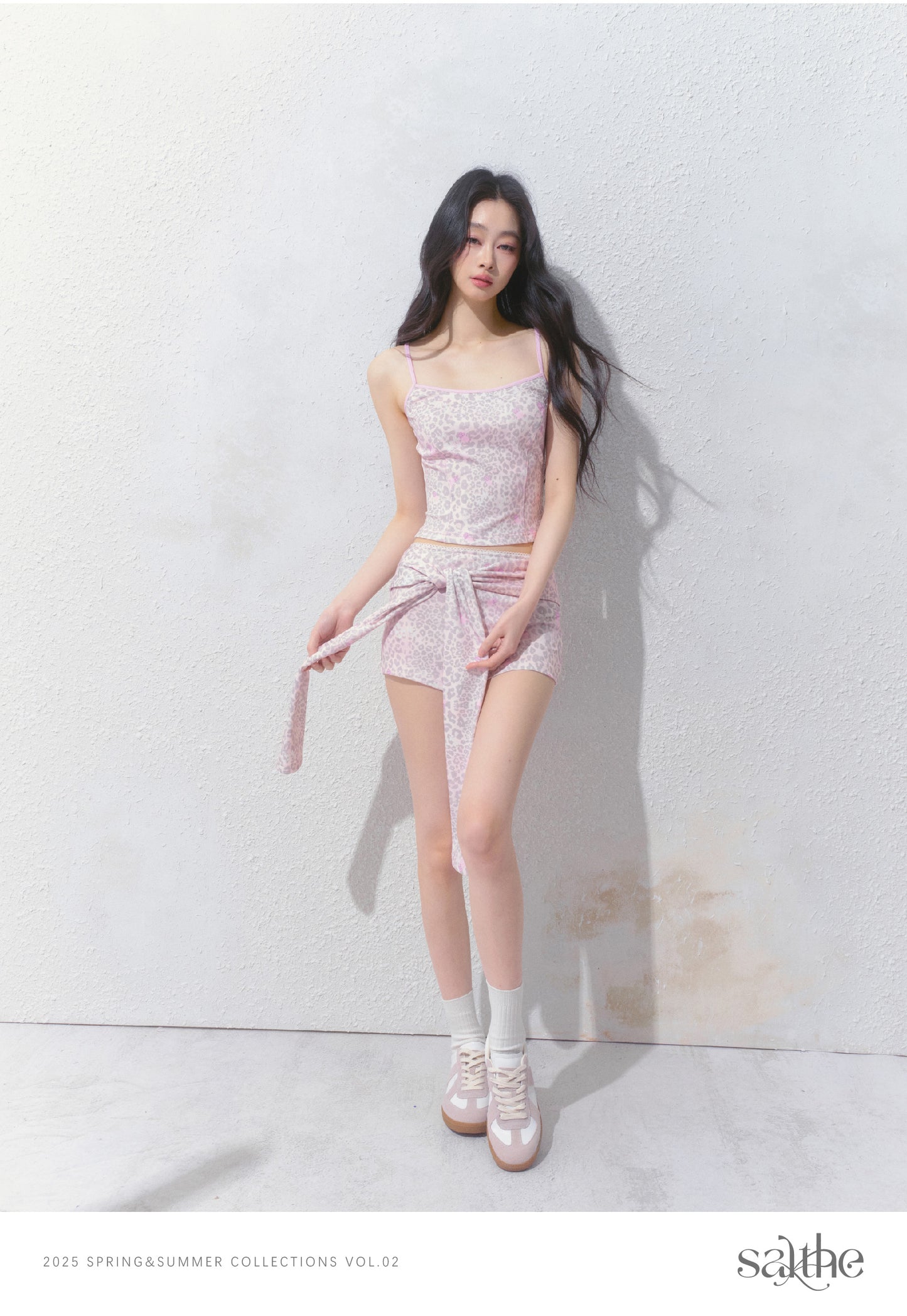 Leopard Cami Top & Tie Shorts