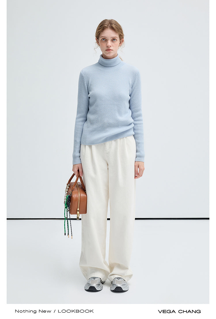 Cashmere Blend Slim-Fit Turtleneck Sweater