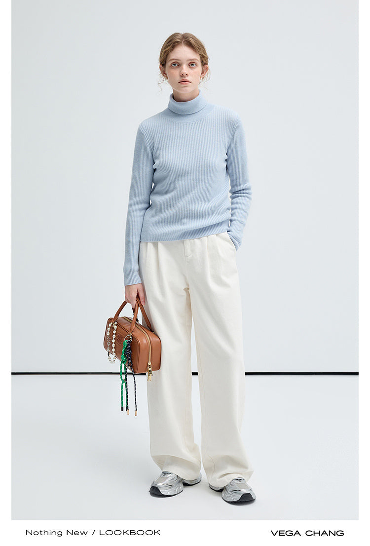 Cashmere Blend Slim-Fit Turtleneck Sweater