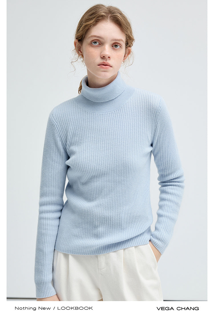 Cashmere Blend Slim-Fit Turtleneck Sweater