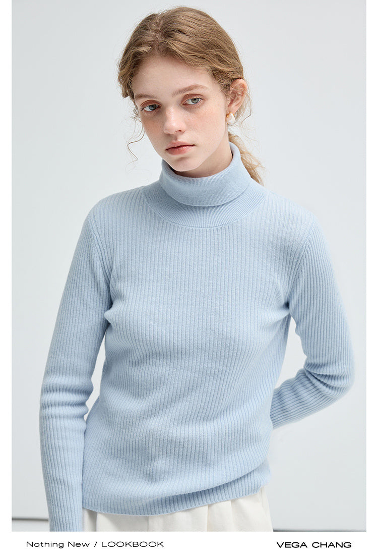Cashmere Blend Slim-Fit Turtleneck Sweater