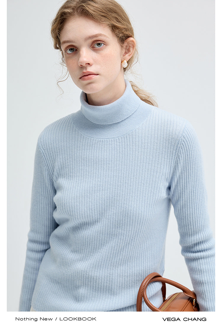 Cashmere Blend Slim-Fit Turtleneck Sweater