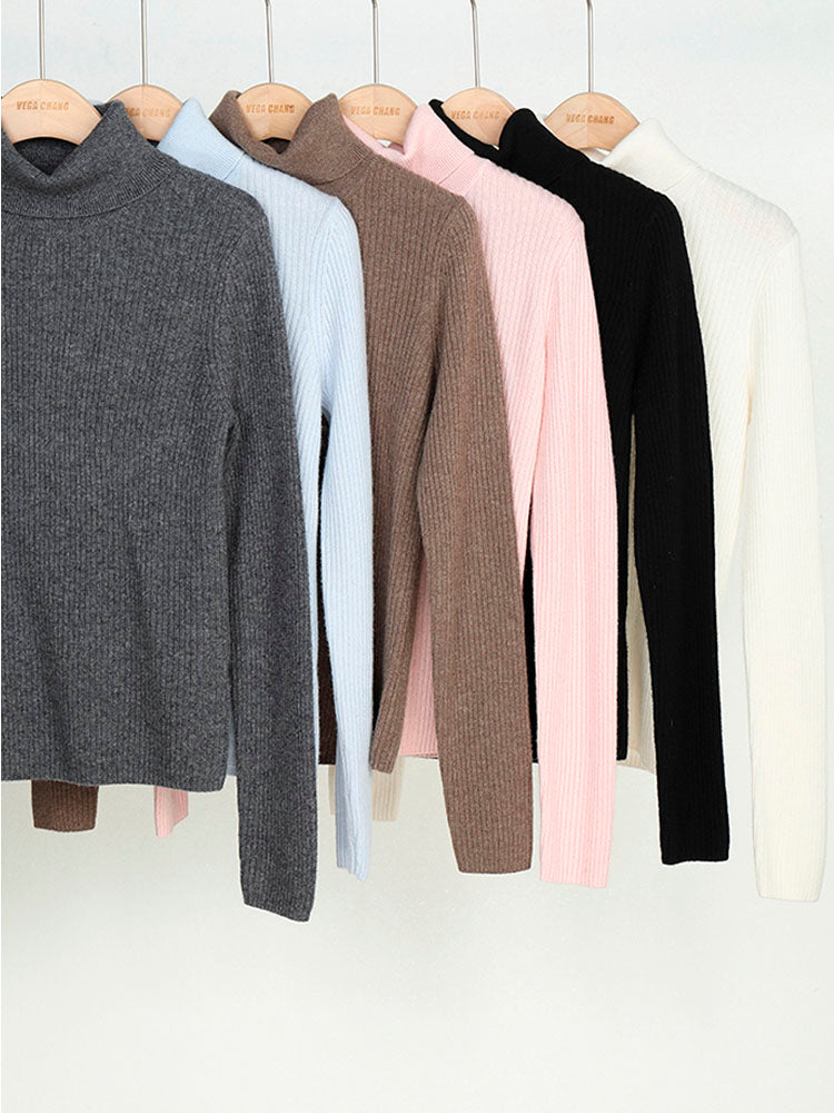 Cashmere Blend Slim-Fit Turtleneck Sweater