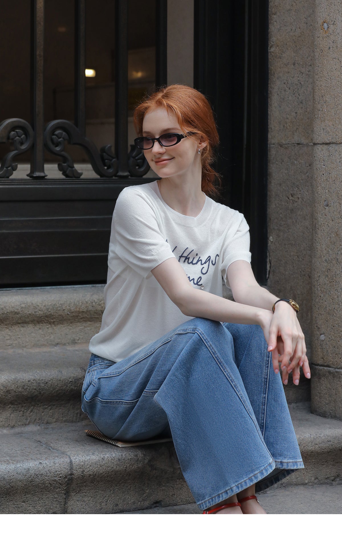 High Waist Wide-Leg Jeans