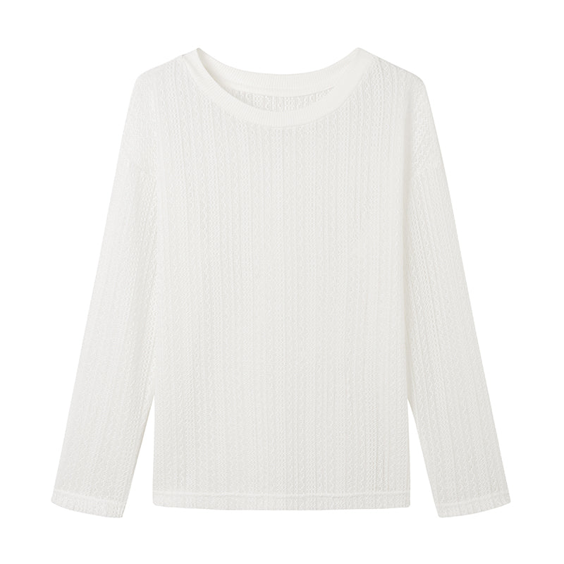 Oversized Sheer Sun Protection T-Shirt