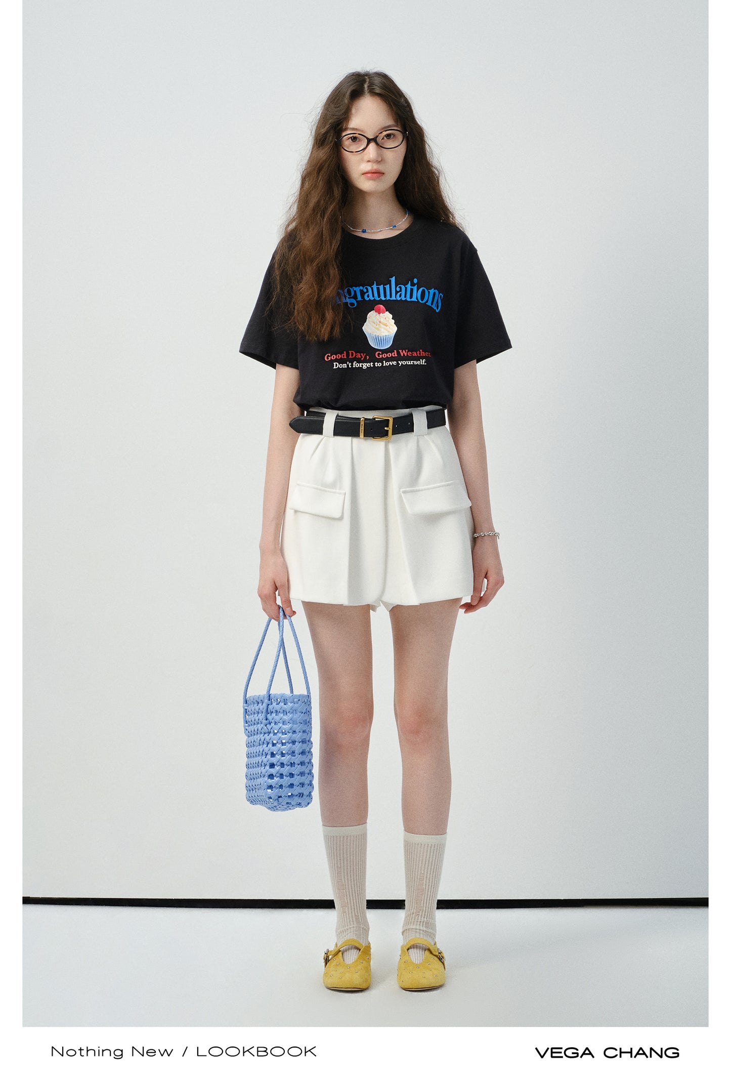 Cotton T-Shirt With Cupcake Print