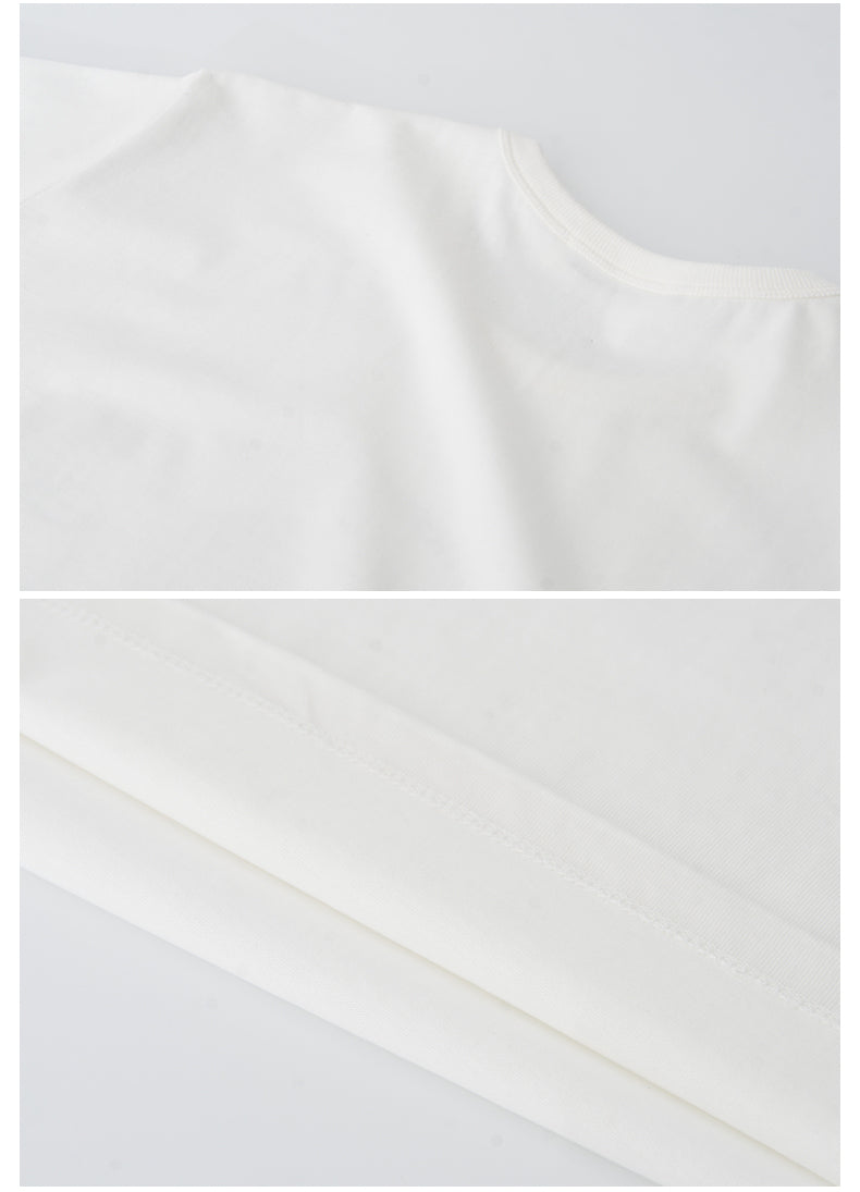 Cheese Bread Print Cotton T-Shirt