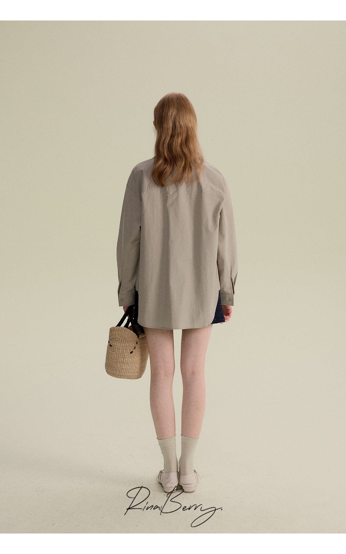 Monotone Paired-Button Shirt