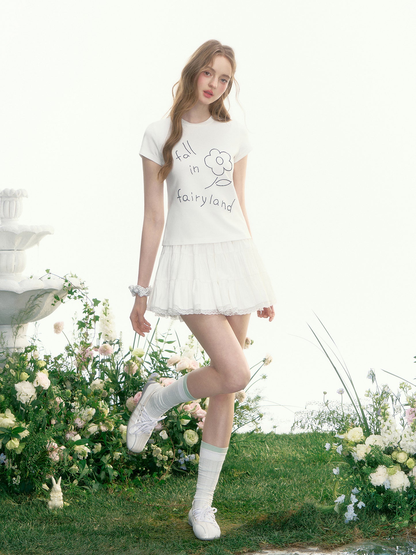 Beaded Flower T-Shirt