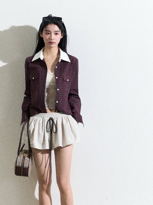 Classic Checkered Button-Up Shirt