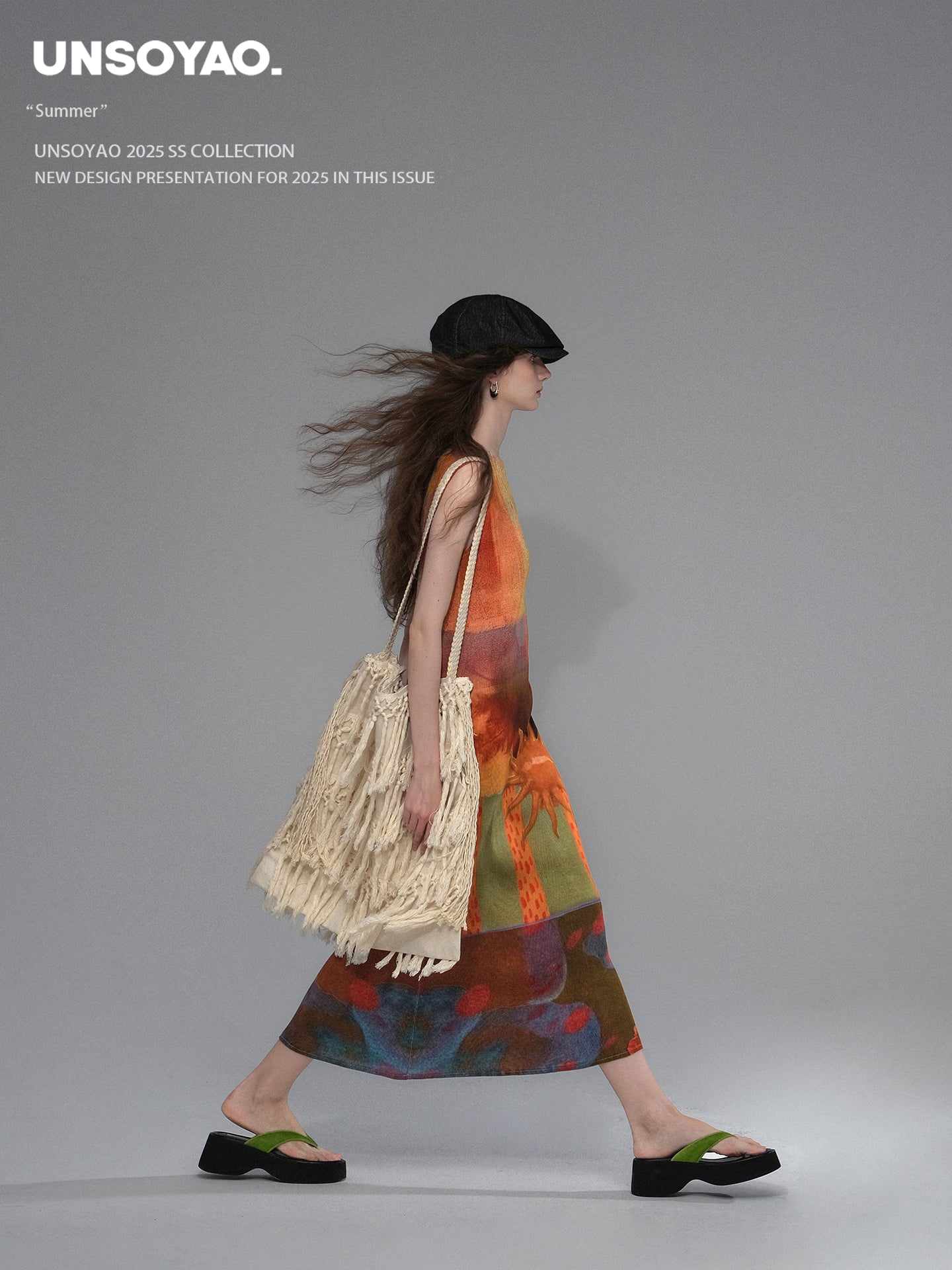 Pleated Retro Graphic Print Dress With Belt