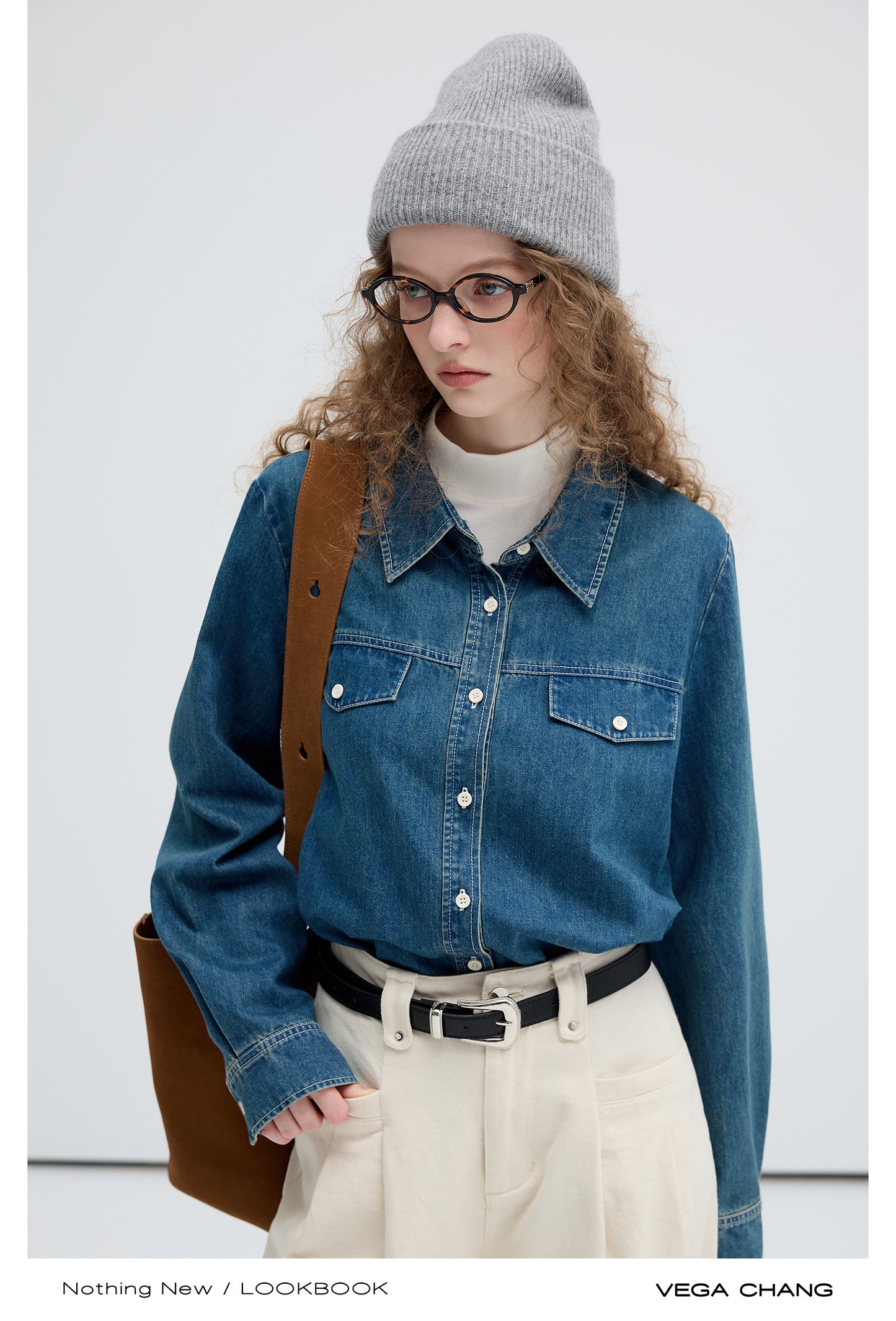 Casual Classic Denim Button-Up Shirt