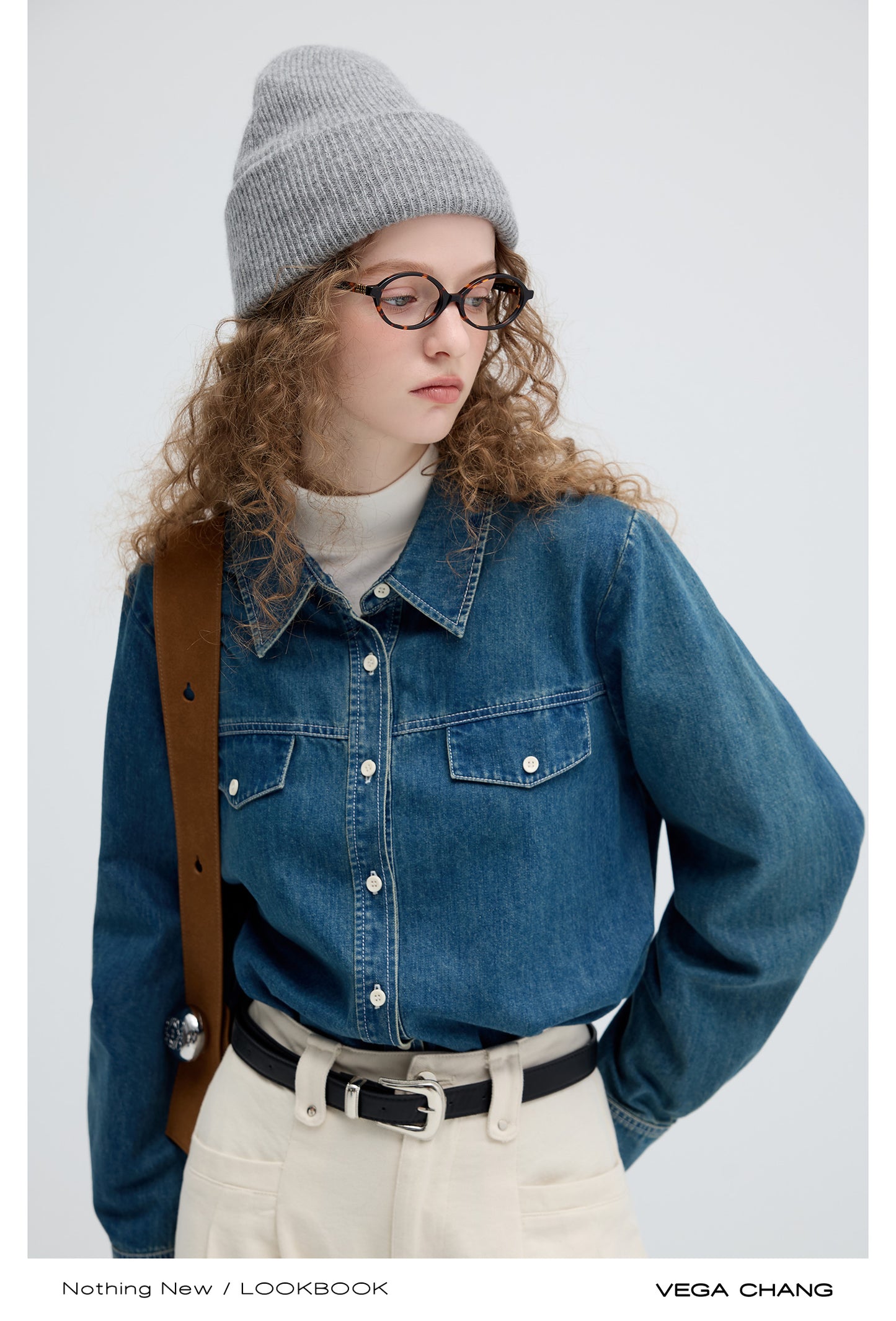 Casual Classic Denim Button-Up Shirt