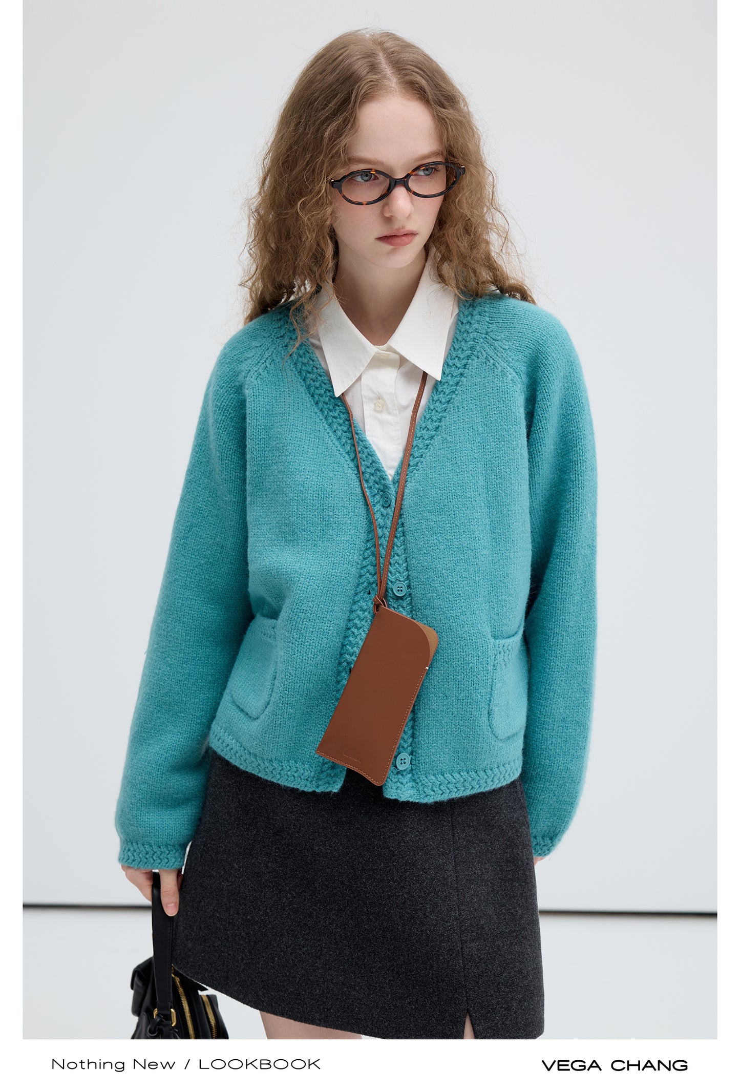 Casual Knit Cardigan With Slip Pockets