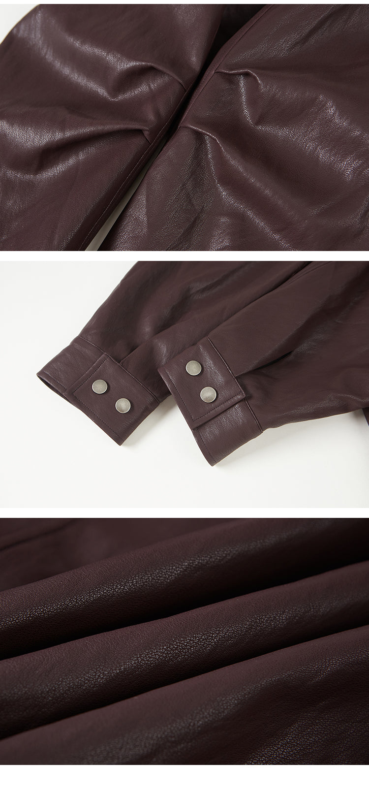 Retro Modern Quilted Faux Leather Jacket