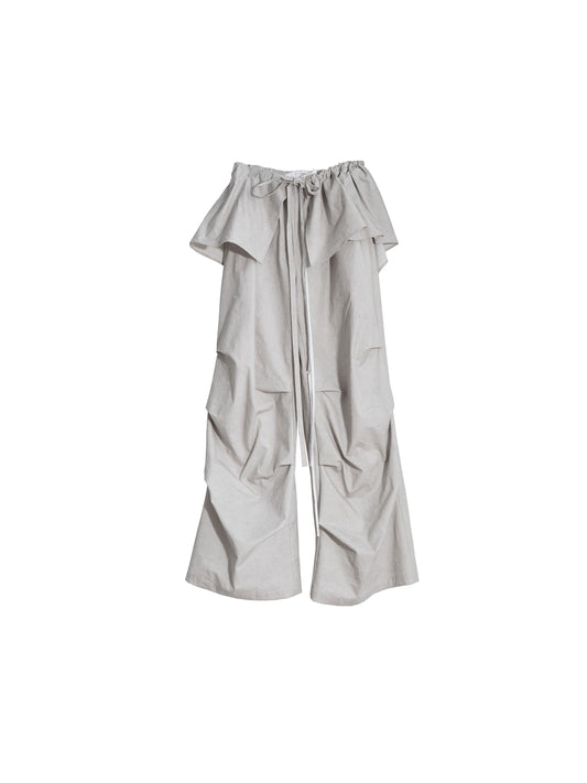 Stylish Relax Fit Pants With Detachable Skirt