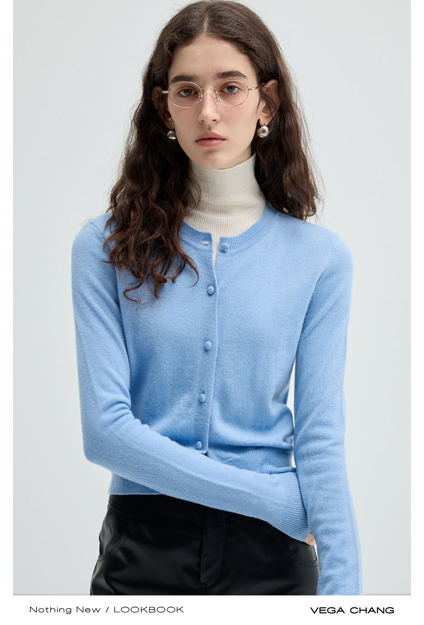 Pure Wool Classic Knit Cardigan