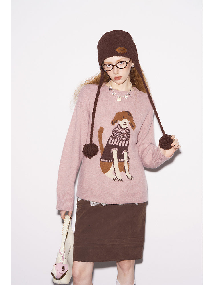 Soft Bouclé Pom Pom Bonnet