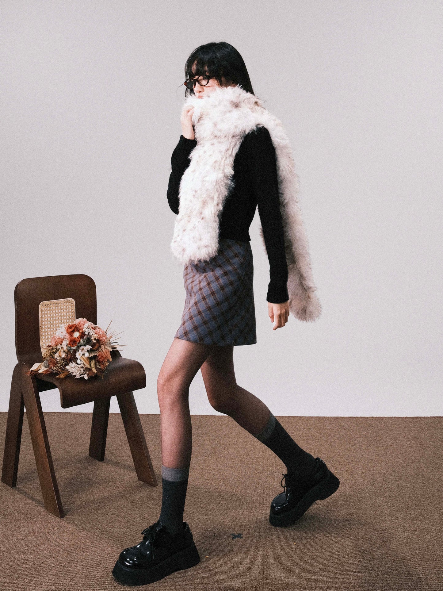 Bias Plaid A-Line Skirt In Long And Short Lengths