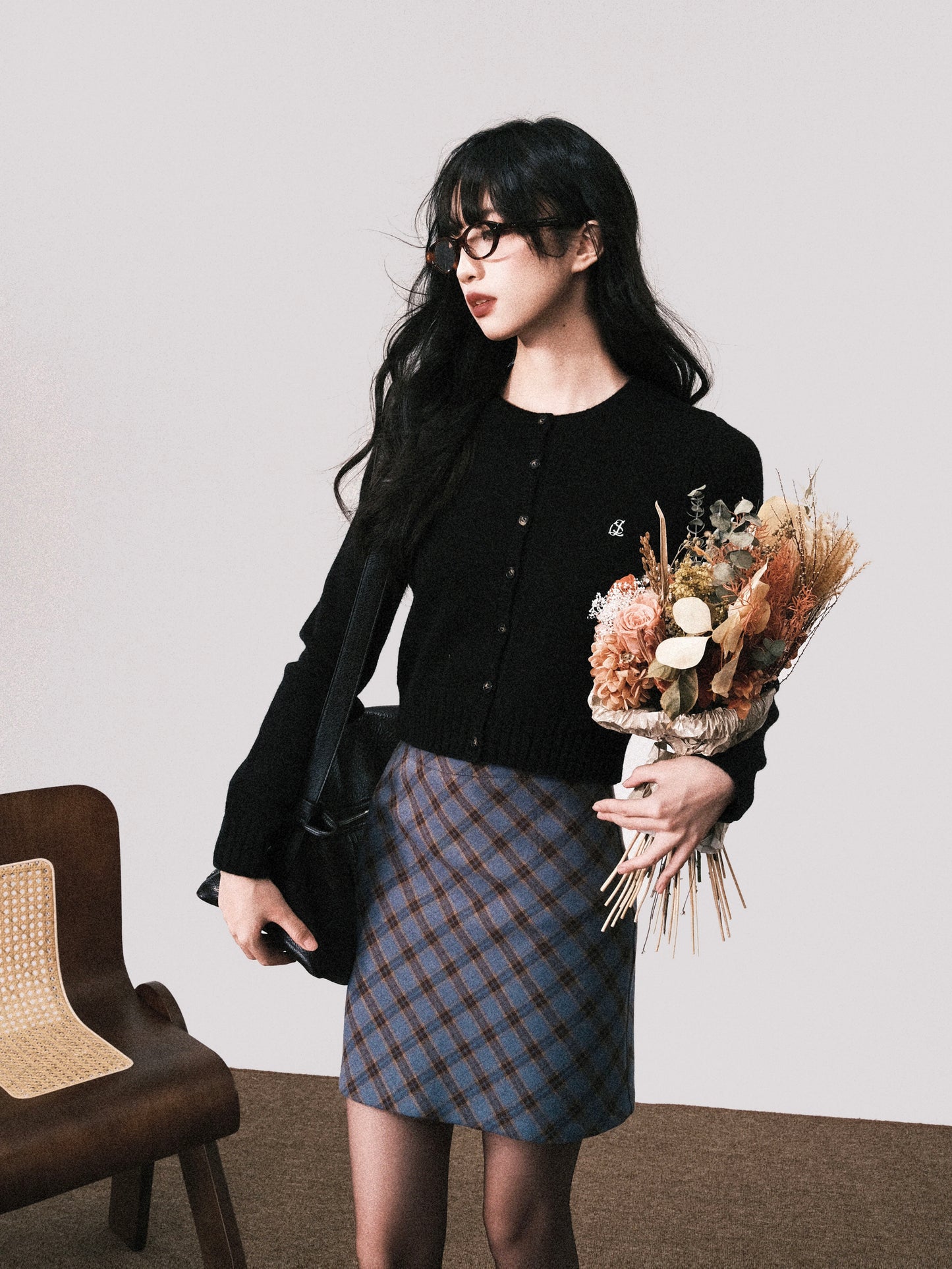 Bias Plaid A-Line Skirt In Long And Short Lengths