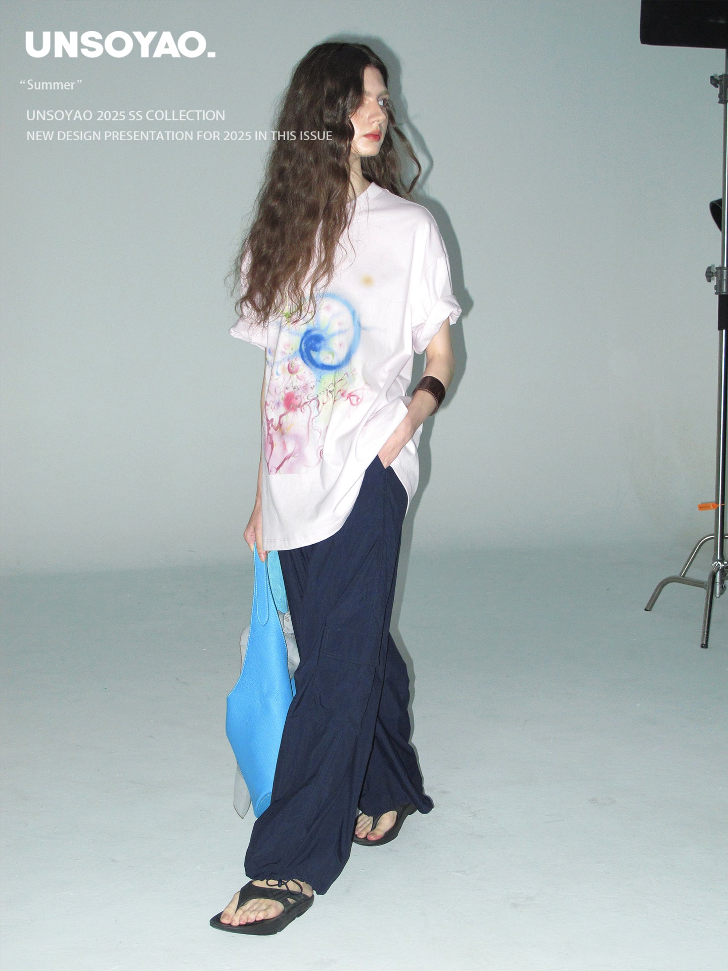 Oversized Washed Art Print T-Shirt