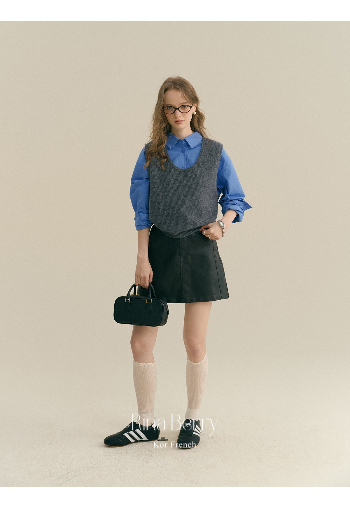 Pure Wool Round Neck Knit Vest